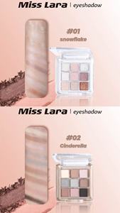 Paleta de Maquillaje de Ojos Miss <span class=keywords><strong>Lara</strong></span> de Nueve Colores con Polvo Suave y Liso de 3 mm de Grosor que No se Desprende - Product Image 4