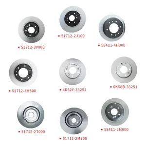 تفضيلية سعر الجبهة قرص فرامل مناسبة ل هيونداي كيا مكبح قرصي الكبح القرص الدوار