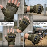 Gants tactiques sans doigts en microfibre, respirants, antidérapants, coupe-vent, légers, pour la chasse en plein air, la moto, l'escalade