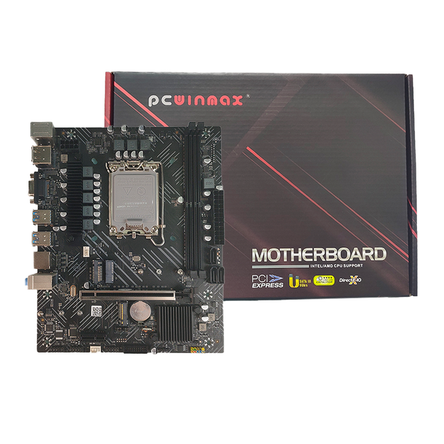 PCWINMAX B760 LGA1700 MATX Motherboard DDR4 DDR5 for 12th 13th 14th Gen CPUs Gaming Chipset OEM Wholesale in Stock Fast Delivery