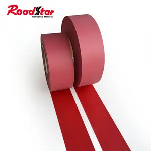 2英寸反光带红色反光聚酯织物反光带服装反光带