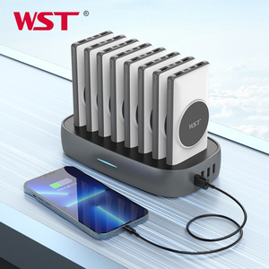 Produits électroniques WST, banques d'alimentation, chargeur magnétique sans fil rapide pour téléphone, station d'accueil pour banque d'alimentation 10000mah - Product Image 1