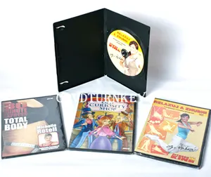 dvd-5 dvd-9 in black dvd case with color insert and booklet packaging options services