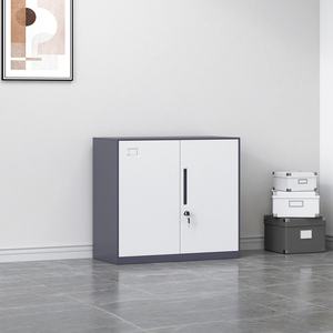 خزانة ملفات فولاذية قابلة للتعديل ذات تخزين منخفض للاستخدام العائلي الحديث في غرفة الطعام والمدرسة والصالة الرياضية والقبو وورشة العمل وغرفة النوم - Product Image 1