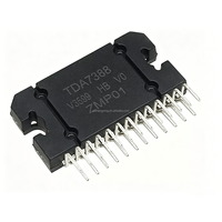 Amplificateur de puissance audio TDA7388, circuit intégré d'origine 7388 IC, sortie quatre canaux, amplificateur de puissance pour voiture, audio ZIP-25