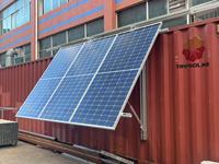 Support de montage de panneau solaire réglable électriquement |   Trip Solar TP-EA-S Modèle Finition Anodisée Résistance au vent 40M/S |   Mur de conteneurs