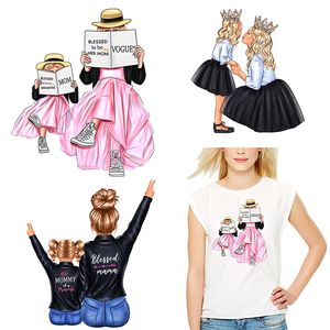 Pegatina de transferencia térmica para diseño de <span class=keywords><strong>camiseta</strong></span> frontal, supermamá Plastisol, precio más bajo disponible - Product Image 2