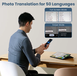 Dispositivo <span class=keywords><strong>Traduttore</strong></span> Intelligente IFLYTEK Supporta 60 Lingue Traduzione Vocale e Testuale in Tempo Reale Offline per Viaggi d'Affari - Product Image 3