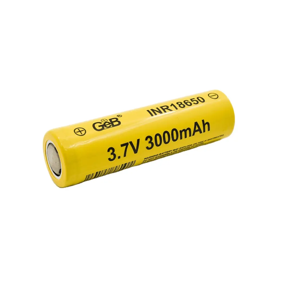 Groothandel Authentieke 18650 3.7V Oplaadbare Li Ion Batterij GEB18650 3000Mah Cilindrische Van Fabriek