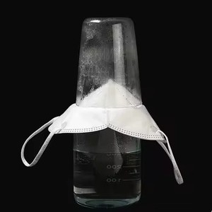 Anti-Staub Weiße FFP2 Maske Einweg Vliesstoff KN95 Gesichtsmaske Fabrik Lagerbestand 6-Schicht-Schutz Gegen PM2.5 Staub Geruch - Product Image 5