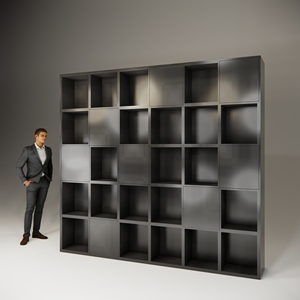 มืออาชีพBabeer Shopตกแต่งวิกผมไม้ชั้นวางจอแสดงผลแชมพูตู้ตู้โชว์แก้ว - Product Image 4