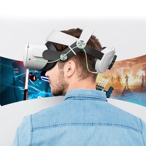 Correa de carga ajustable para auriculares, accesorios de repuesto de batería VR para <span class=keywords><strong>2</strong></span> accesorios de juego - Product Image 1