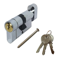 E10 Cylindre de serrure de porte à came fixe à came fixe à 5 broches et 6 broches australiennes de marque personnalisée avec serrure à clé principale tournante