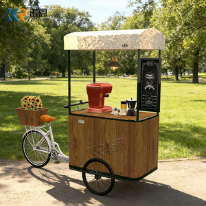 Bicicleta de Café con Asistencia Eléctrica, Carrito de Café Móvil para Eventos al Aire Libre, Venta Ambulante y Catering - Product Image 1