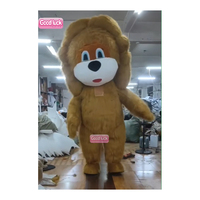 Offre Spéciale grand géant 2m/2.6m/3m/3.5m gonflable Lion roi mascotte Costume adulte marche Style Animal en peluche Costume