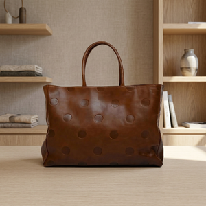 Pochette décontractée en cuir véritable imperméable avec fermeture éclair, bandoulière, légère, durable, écologique, pour femme, grande taille - Product Image 5