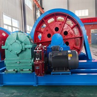 Treuil de puits JZ / Treuil minier / Certifié CE/MA/KA / Tambour simple / Frein à disque / Capacité de charge 25T / Hauteur de levage 1000mm