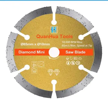 Mini lama per sega circolare oscillante multi utensile diamantata lama per sega TCT per legno, cemento, plastica, mattoni