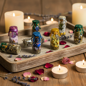 Set <span class=keywords><strong>de</strong></span> Regalo <span class=keywords><strong>de</strong></span> Botella <span class=keywords><strong>de</strong></span> Deseos con Cristales Naturales y Piedras Trituradas, con Tarjeta <span class=keywords><strong>de</strong></span> <span class=keywords><strong>Hechizos</strong></span> y Etiqueta en Inglés, Decoración <span class=keywords><strong>de</strong></span> Escritorio, Venta al por Mayor - Product Image 4