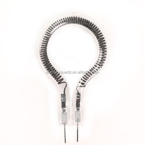 فرن حراري من الألياف تحت الحمراء البعيدة قطع غيار زجاج الكوارتز عنصر التدفئة بأنبوب - Product Image 4