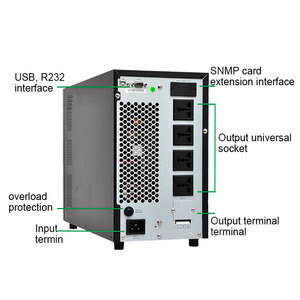 Trực tuyến chống nhiễu tinh khiết Sine Wave 220V 1KVA 1000W 1000VA <span class=keywords><strong>UPS</strong></span> cung cấp điện cho thiết bị y tế - Product Image 3