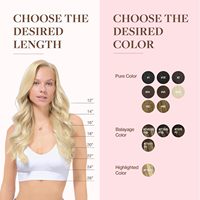 Extensions de cheveux à clipser très demandées, 100% cheveux humains vierges bruts, extensions de cheveux Remy en gros, en stock