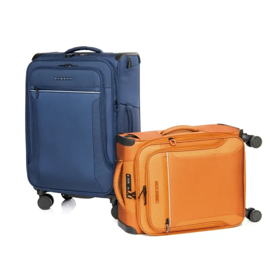 VERAGE卸売高級生地ナイロンソフト防水ソフトトロリー旅行荷物セットスーツケース
