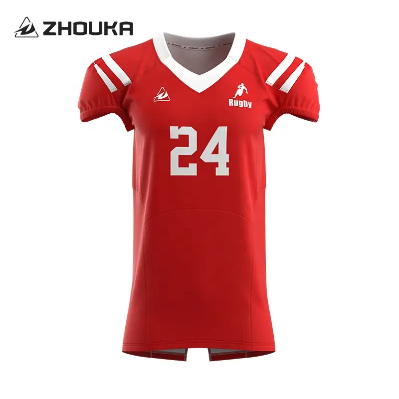 Custom Design Sublimation Mesh Men American Football Uniforms Shirt Breathable Polyester American Football Jersey