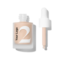 Fond de teint mat imperméable de haute qualité en gros avec SPF30, crème visage cosmétique douce régulatrice de sébum de marque propre