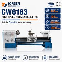 Tour à métaux manuel horizontal à lit plat robuste CW6163, prix usine chinois