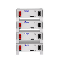 Batteries solaires rechargeables Deye montées en rack 51.2v 100Ah 10kwh 15kwh 20kwh 30kwh