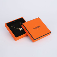 Boîte cadeau de luxe personnalisée avec insert en velours pour bague, collier, bracelet et emballage de marque haut de gamme
