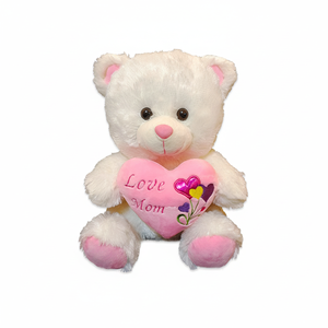 Ours blanc et rose de 20 pouces pour la fête des mères, 18 pièces/CS, articles de fête, modèle 82762 - Product Image 2