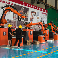 Machine de Gravure Robotique HUALONG Machinery à 7 Axes, Routeur CNC à Bras Robotique KUKA pour Sculpture de Pierre et Marbre 3D