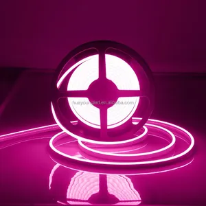 La bande LED néon extérieure uniformément lumineuse et étanche, utilisée comme éclairage décoratif dans les cours et les magasins. - Product Image 1