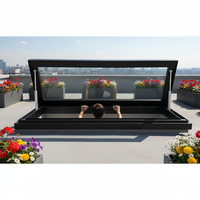 Ventes en croissance : Fenêtre de toit/balcon à double vitrage 100 % étanche, cadre en alliage d'aluminium, isolation thermique verticale automatique