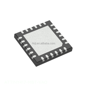 แผ่นสัมผัส24 VFQFN แบบฝังดั้งเดิมชิ้นส่วนอิเล็กทรอนิกส์ ATTINY417-MBT-VAO - Product Image 1