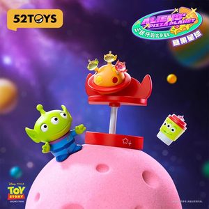 ตุ๊กตา <span class=keywords><strong>52toys</strong></span> Alien's Pizza Planet Series แบบกล่องสุ่ม การ์ตูนอนิเมะ ตุ๊กตาเอเลี่ยนตั้งโต๊ะ ของตกแต่ง - Product Image 4