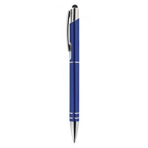 Stylo bille en aluminium orange, pointe de 1,0 mm, encre bleu foncé, style sportif, en métal, stylo promotionnel en plastique pour cadeau - Product Image 2