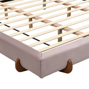 Ensembles de meubles de chambre à coucher italiens modernes et luxueux, lits rembourrés en cuir et en bois - Product Image 6