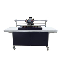Presse à chaud entièrement automatique pneumatique à double station pour l'impression de vêtements, t-shirts, casquettes et tapis de souris