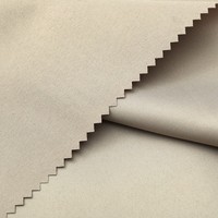 Tissu de peau de pêche uni en microfibre 100% polyester recyclable, imperméable pour veste et natation, tissu court de plage