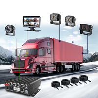 4G GPS 1080P MDVR CMSV6 720P Car Dash Cam DVR 8-Channel CCTV System 4 Dome 4 Bullet Cameras for Trailer Truck Bus Surveillance