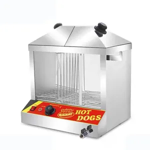 Shineho Commerciële Kwaliteit Hot Dog Steamer Met Broodje Warmer Prijs