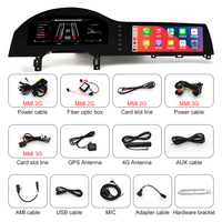 STWEI - Radio para Auto con Pantalla Doble, Panel de Instrumentos de 12.3 Pulgadas + Pantalla Android de 10.25 Pulgadas, Cabina Virtual, Compatible con Audi Q7 05-15