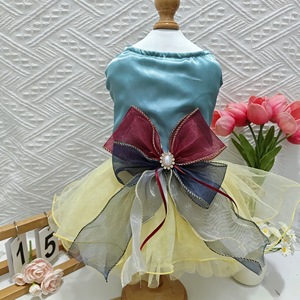 Vestido de tul para mascotas, ropa para perros y gatos pequeños, falda de poliéster para las cuatro estaciones - Product Image 2