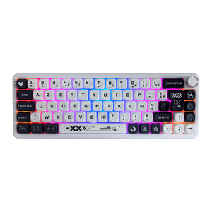 <span class=keywords><strong>Clavier</strong></span> de jeu mécanique à trois modes avec bouton rotatif, éclairage RGB, remplaçable à chaud, ODM OEM pour PC <span class=keywords><strong>Gamer</strong></span> - Product Image 6