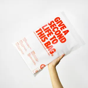 プラスチックセルフシールバッグ生分解性プラスチックTシャツバッグ衣類パッキングジッパー再閉可能なビニール袋