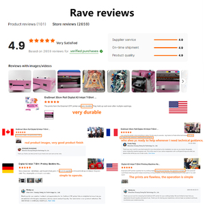 Nuovi Arrivi: <span class=keywords><strong>Stampante</strong></span> DTF Personalizzata <span class=keywords><strong>A3</strong></span> 1390 Rosa, Macchina da Stampa DTF Automatica per Magliette e Abbigliamento - Product Image 2