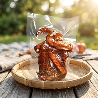 Sacs sous vide en PE recyclables épaissis pour la congélation du canard cuit, du poulet rôti, des fruits de mer, du lait, de la gelée, emballage transparent thermoscellable